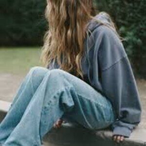 Brandy Christy Hoodie - Faded Navy Blue - Regular Fit